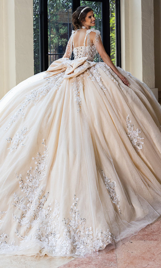 Rachel Allan RQ1182 - Beaded Corset Ball Gown