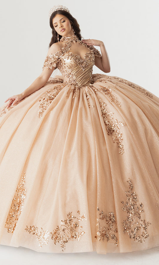 Rachel Allan RQ3178 - Beaded Corset Ball Gown