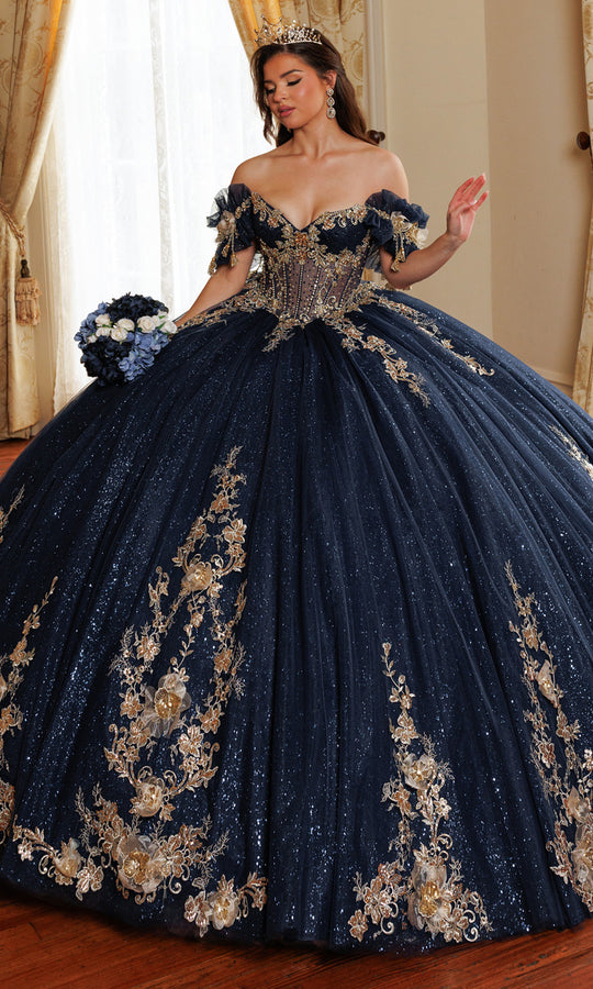 Rachel Allan RQ3181 - Sweetheart Floral Corset Ballgown
