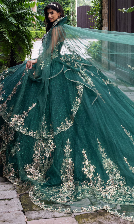 Rachel Allan RQ6015 - Embroidered Ball Gown