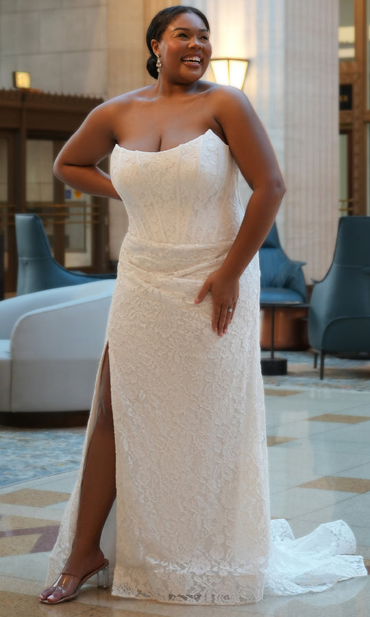 Sydney's Closet SC5374 - Lace Mermaid Gown
