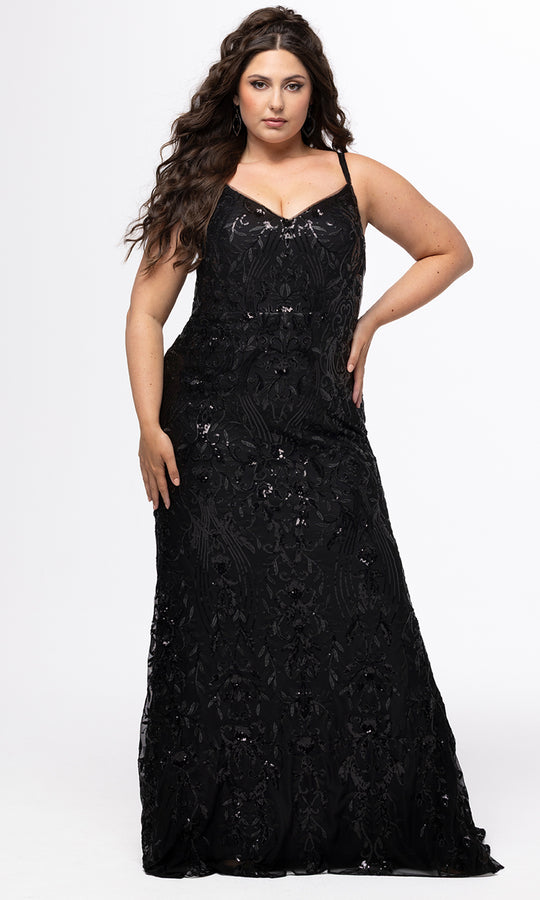 Sydney's Closet SC7429 - Stretch Sequin Formal Dress