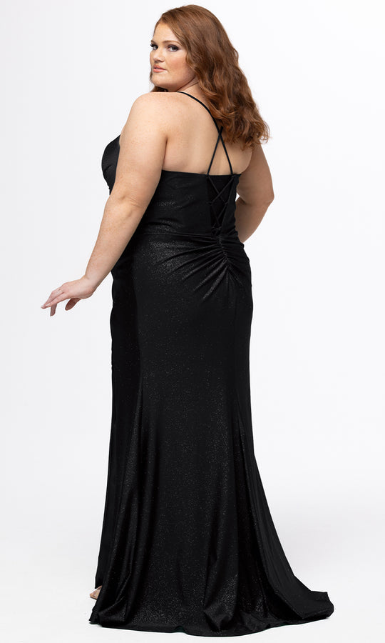Sydney's Closet SC7434 - Mermaid Satin Evening Dress