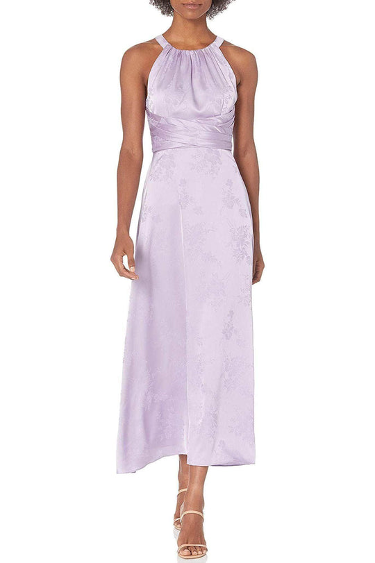 Adrianna Papell AP1D104066 - Tea Length Floral Dress Special Occasion Dress 4 / Plush Lilac