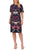 Adrianna Papell AP1D104781 - Short Sleeve Knee Length Casual Dress Special Occasion Dress