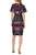 Adrianna Papell AP1D104781 - Short Sleeve Knee Length Casual Dress Special Occasion Dress