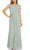 Adrianna Papell AP1E207939 - Off Shoulder Chiffon Long Dress Special Occasion Dress 14 / Frosted Sage
