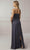 Adrianna Papell Platinum 40407 - Sleeveless V Neck Column Dress Prom Dresses