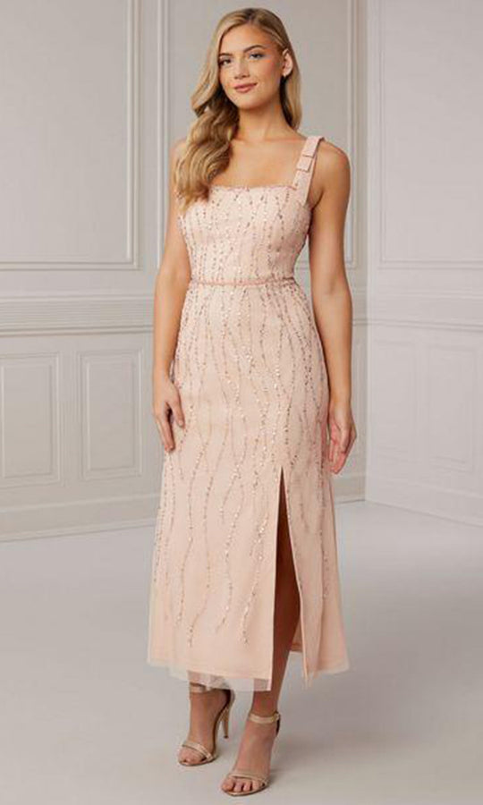 Adrianna Papell Platinum 40409 - Thick Strapped Sheath Dress