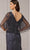 Adrianna Papell Platinum 40417 - V Neck and Back Dress Evening Dresses
