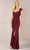 Adrianna Papell Platinum 40433 - Sequined Draped Evening Dress Evening Dresses