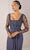 Adrianna Papell Platinum 40444 - Square Neck A-line Evening Dress Evening Dresses
