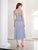Adrianna Papell Platinum 40456 - Sleeveless Beaded Tea-Length Dress Special Occasion Dress