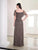 Adrianna Papell Platinum 40457 - Short Sleeve Long Dress Special Occasion Dress