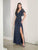 Adrianna Papell Platinum 40460 - Surplice Bodice Evening Dress Special Occasion Dress