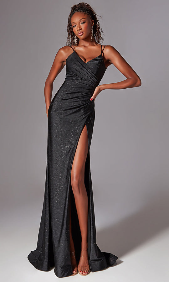 Aerie Couture 271 - Glitter Gown with High Slit