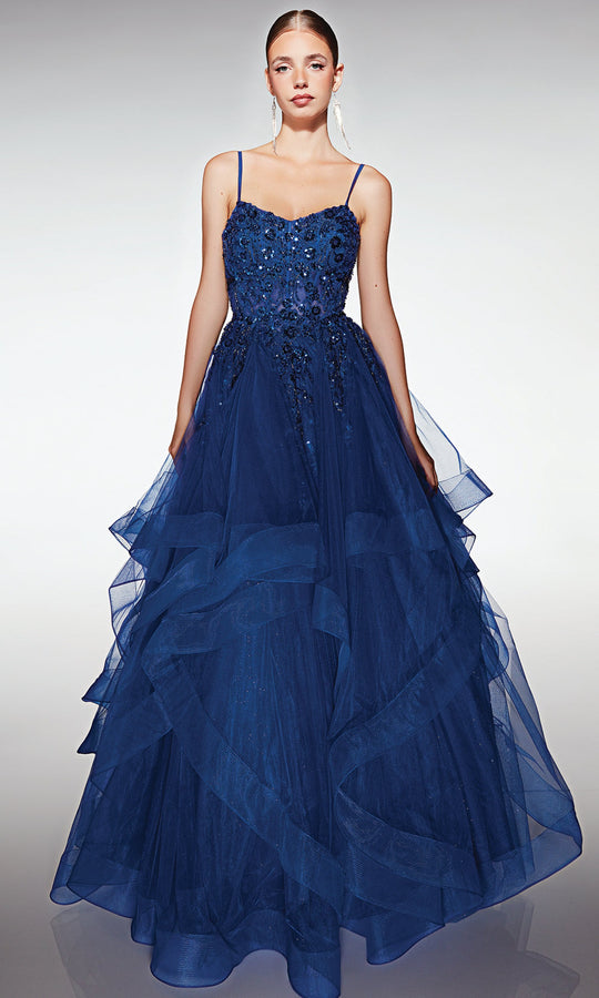 Aerie Couture 380 - Beaded Ball Gown With Lace Up Back