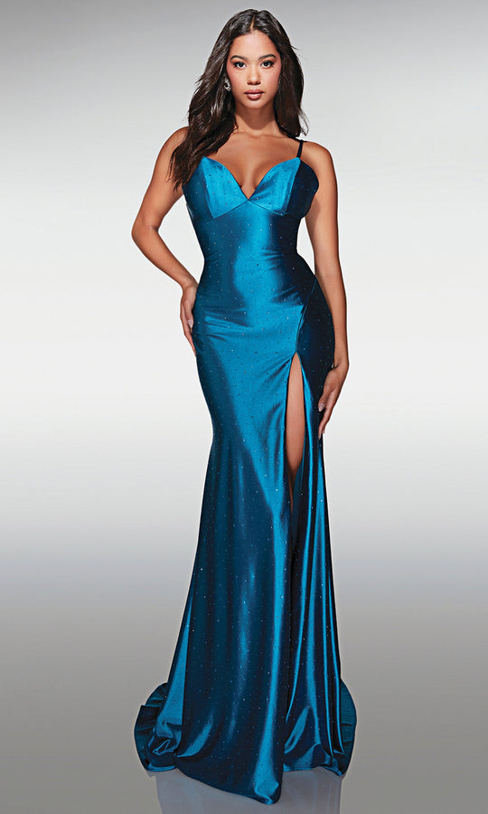 Aerie Couture 416 - Sparkle Jersey Gown with High Slit