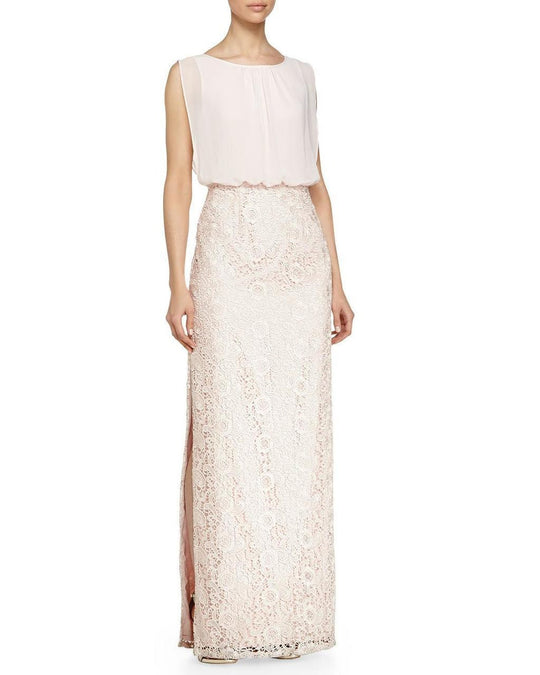 Aidan Mattox - Sleeveless Lace Long Dress 251704760