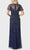 Aidan Mattox MD1E207347 - Beaded Illusion Neckline Embellished Gown Special Occasion Dress
