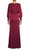 Aidan Mattox MD1E207413 - Long Sleeve Blouson Satin Dress Special Occasion Dress