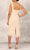 Aidan Mattox MD1E207643 - Square Feather Trim Evening Dress Cocktail Dresses
