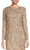 Aidan Mattox MD1E207721 - Embellished Illusion Slit Gown Evening Dresses
