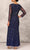 Aidan Mattox MD1E207928 - Illusion Long Sleeve Evening Gown Special Occasion Dress