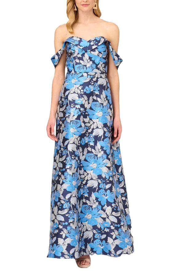 Aidan Mattox MD1E208165 - Floral Off Shoulder Evening Dress Special Occasion Dress