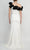 Alberto Makali 185401 - Ruffled One Shoulder Prom Gown Evening Dresses