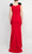 Alberto Makali 185420 - Bow Straps Bateau Evening Gown Evening Dresses