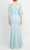 Alberto Makali 185715 - Applique Sleeve Evening Gown Special Occasion Dress