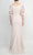 Alberto Makali 185715 - Applique Sleeve Evening Gown Special Occasion Dress