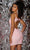 Aleta Couture 1013 - Sequin Cutout Back Dress Cocktail Dresses