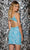 Aleta Couture 1013 - Sequin Cutout Back Dress Cocktail Dresses