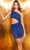Aleta Couture 1014 - Stripe Sequin Cocktail Dress Cocktail Dresses
