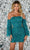 Aleta Couture 1079 - Sequin Feather Cocktail Dress Cocktail Dresses
