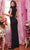 Aleta Couture 1132 - Beaded Cap Sleeve Evening Dress Special Occasion Dress