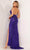 Aleta Couture 1151 - Plunging Halter High Slit Evening Gown Special Occasion Dress