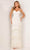 Aleta Couture 1190 - Embroidered V-Neck Prom Dress Special Occasion Dress 000 / Ivory