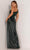 Aleta Couture 1226 - Bugle Beaded Asymmetric Prom Gown Special Occasion Dress
