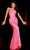 Aleta Couture 275 - Crisscross Empire Evening Dress Prom Dresses 00 / Rosey Pink