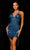 Aleta Couture 367 - Sequin Backless Cocktail Dress Cocktail Dresses