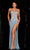 Aleta Couture 631 - Sleeveless Butterfly Inspired Prom Gown Prom Dresses 000 / Sky Multi