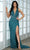 Aleta Couture 662 - Fringe Embellished Sleeveless Prom Gown Prom Dresses 000 / Bright Teal