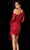 Aleta Couture 713 - Long Sleeve Asymmetrical Cocktail Dress Cocktail Dresses
