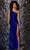 Aleta Couture 717 - Sequin One-Sleeve Prom Gown Prom Dresses 000 / Royal