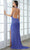 Aleta Couture 723L - Sequin Embellished Plunging V-Neck Prom Gown Evening Dresses