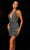 Aleta Couture 726 - Floral Pattern Halter Dress Cocktail Dresses