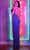 Aleta Couture 726L - Rhinestone Embellished Plunging V-Neck Prom Dress Prom Dresses